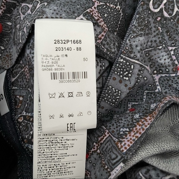 Manuel Ritz Baggy Fit Chambray Pants - Picture 12 of 14